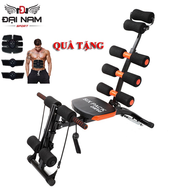 Máy Tập Bụng Đa Năng New Six Pack Care 2021 Giảm Mỡ Bụng + Kèm Máy Massage Chạy Pin