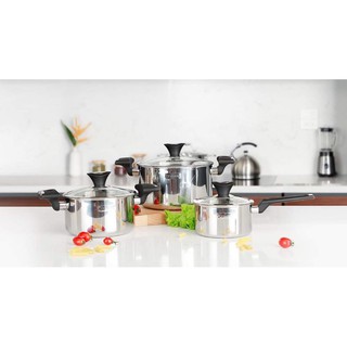 BỘ NỒI INOX 3 LỚP ĐÁY ELMICH EL-3755