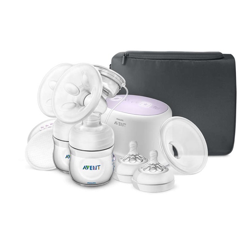 Máy hút sữa điện đôi philips avent SCF334/22 Avent