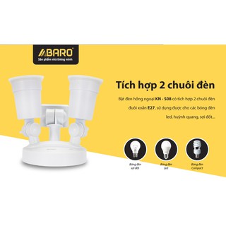 Bật đèn hồng ngoại KONO KN-S08