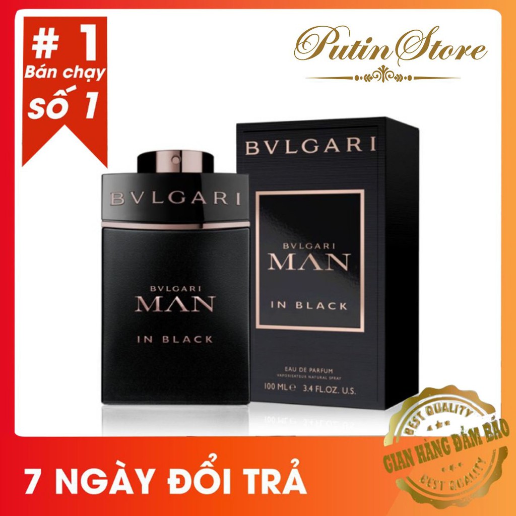 Chính hãng Nước Hoa Nam Bvlgari Man in Black EDP - 100ml