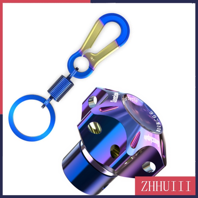 Móc Chìa Khóa Hình Đầu Lục Giác Bằng Titan Cnc Độc Đáo