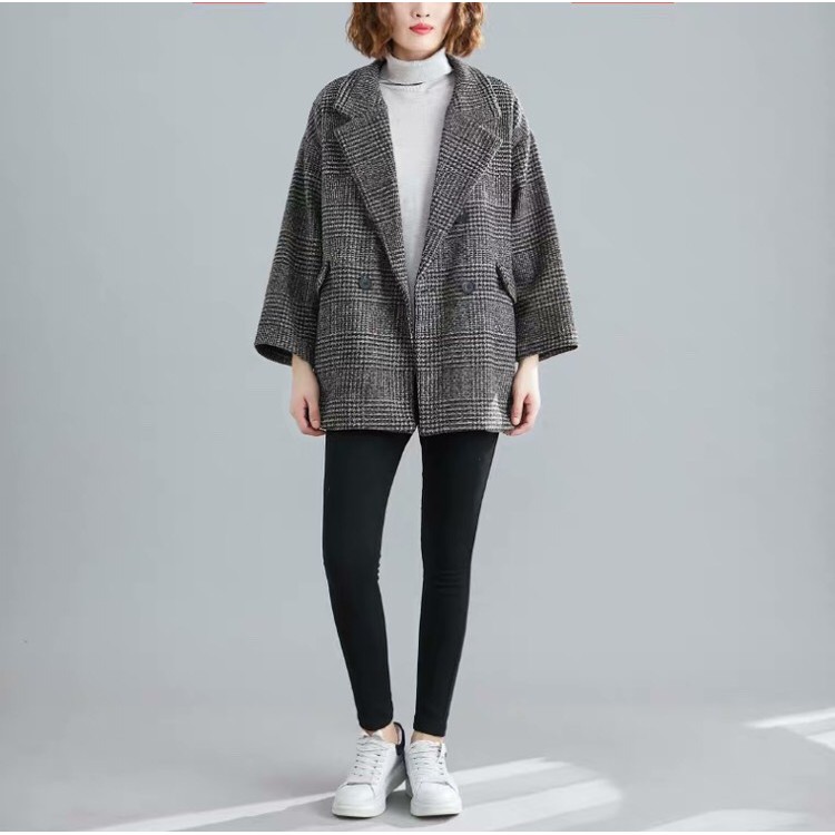 [Mã WAINCU20 hoàn 20% xu đơn 99k] Áo Blazer dạ [HOTTREND] Áo vest dạ, dáng rộng, chất liệu dày dặn, dễ phối đồ | BigBuy360 - bigbuy360.vn