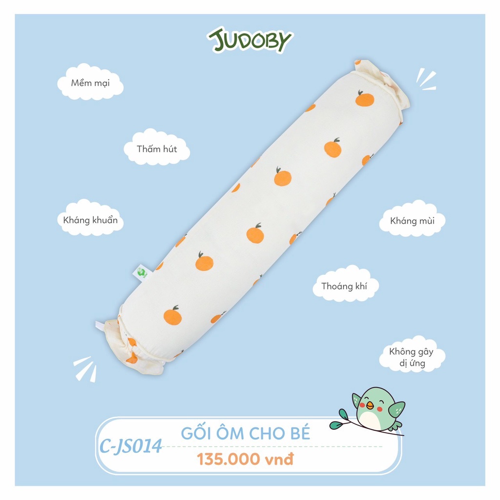 Gối Ôm Judoby muslin siêu mềm cho bé từ sơ sinh lẻ 1 cái