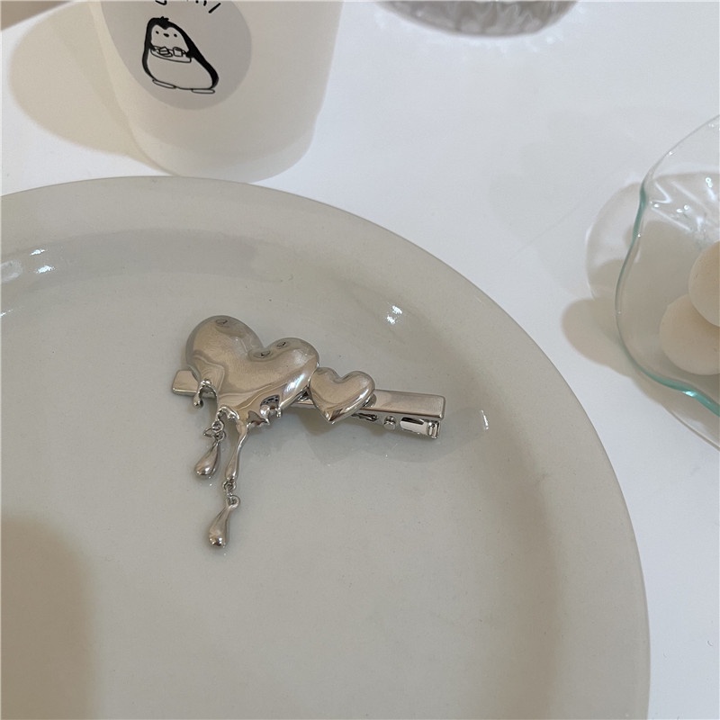 Kẹp tóc hình trái tim tan chảy kiểu Hàn Quốc 19335