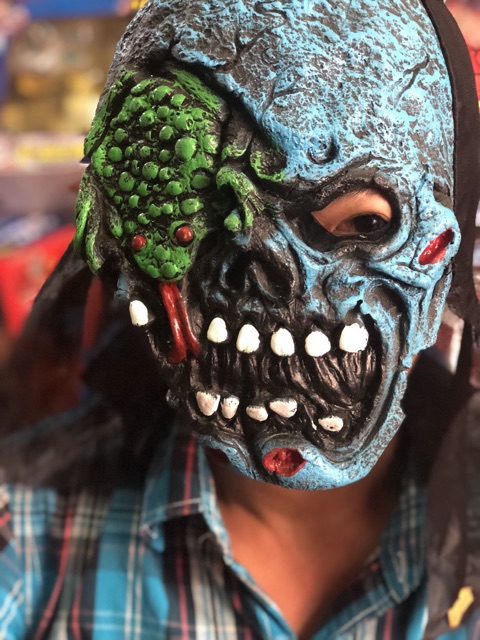 Mặt nạ ma bằng da cho lễ hội haloween