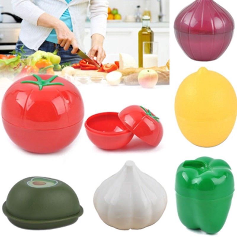 Hộp Đựng Hành Tỏi Tạo Hình Rau Củ Sáng Tạo