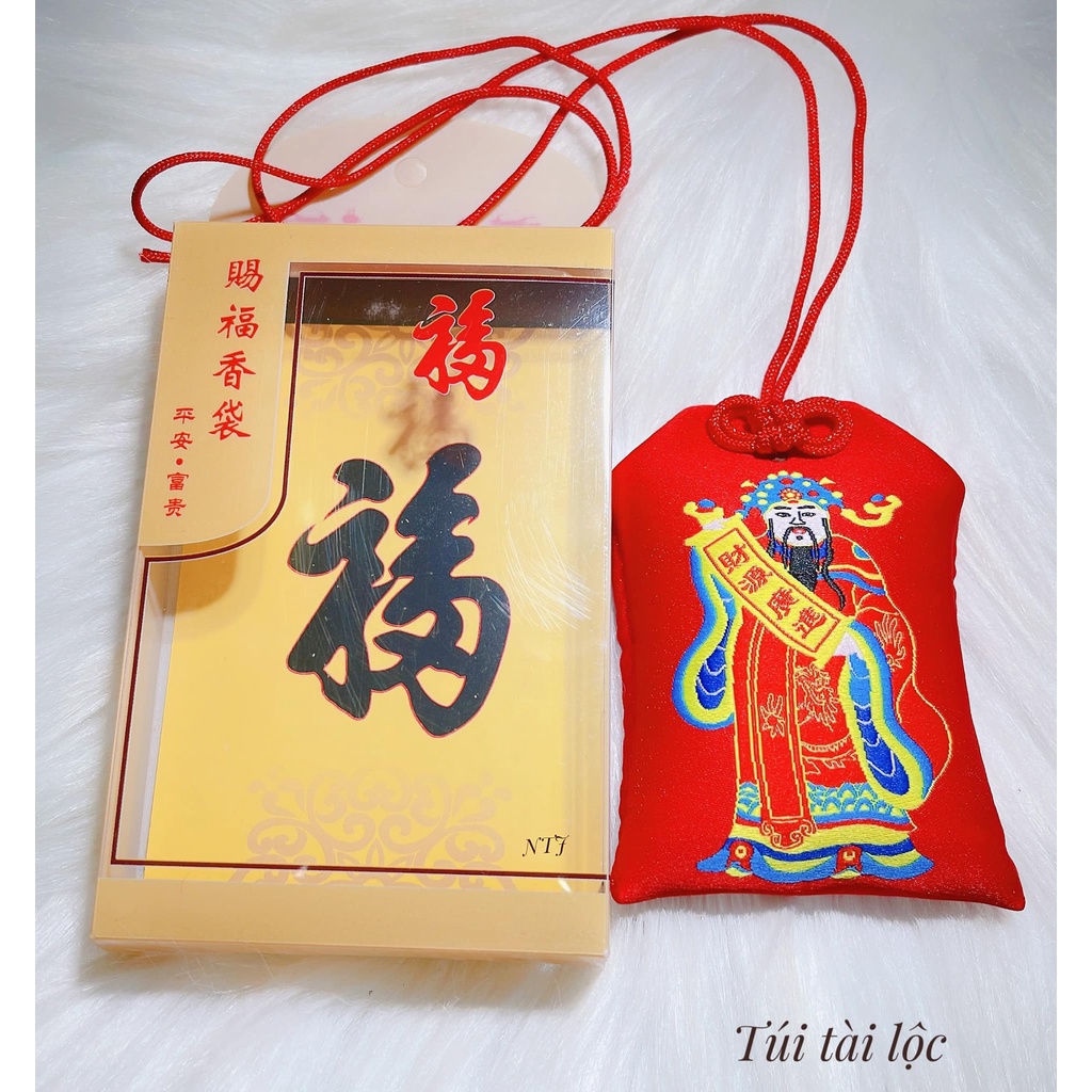 TÚI TREO THẦN TÀI MAY MẮN TÀI LỘC ( TÚI TÀI LỘC )