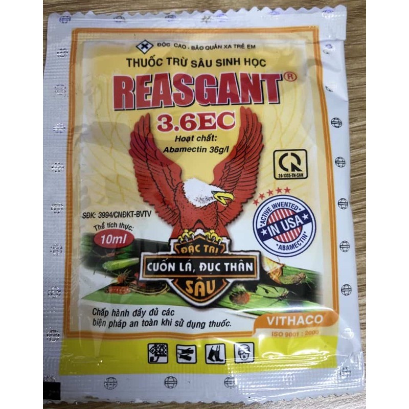 Reasgant 3.6EC – thuốc trừ sâu sinh học 10ml