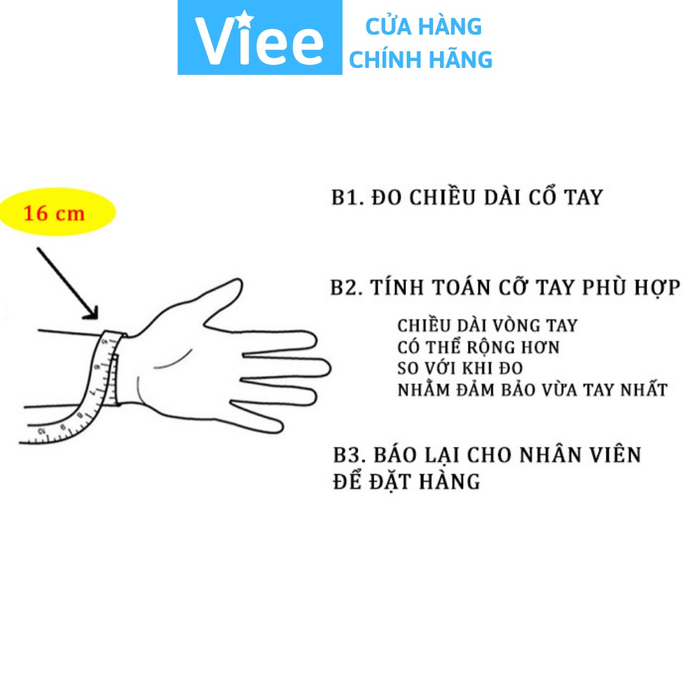 Vòng ximen khóa gài bộ 7 chiếc mạ vàng 18k viee145