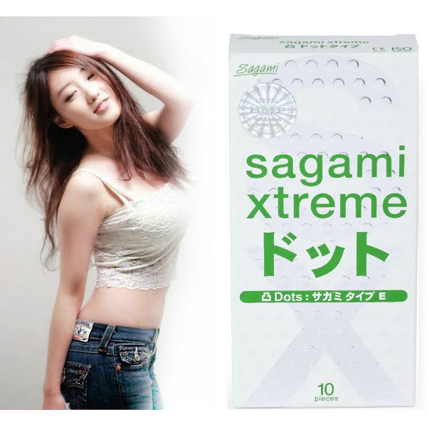 Bao Cao Su SAGAMI XTREME Gai Gân Siêu Mỏng Hộp 10 Cái [Đền tiền 200% niếu giả]