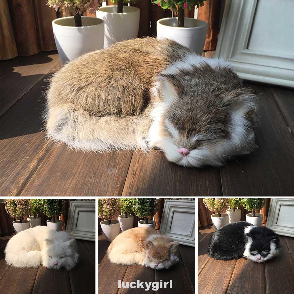 Đồ trang trí Mèo Đang Ngủ Xinh Xắn Dùng Để Trang Trí