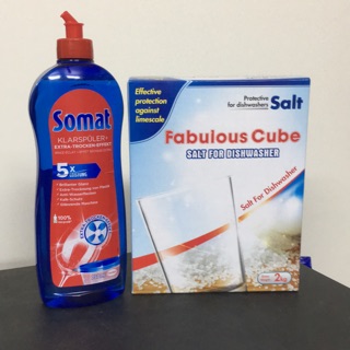Nước làm bóng somat + muối làm mềm nước 2kg