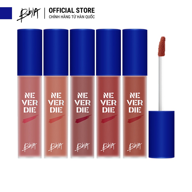 Son kem Bbia Never Die Tint (5 màu) 4.8g - Bbia Official Store | Thế Giới Skin Care
