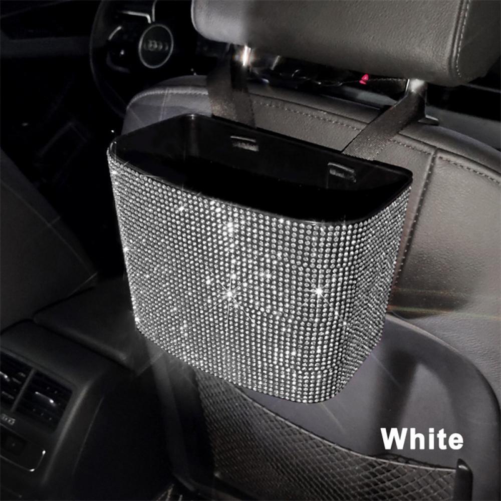 Thùng Rác Đính Đá Treo Lưng Xe Hơi Tiện Lợi