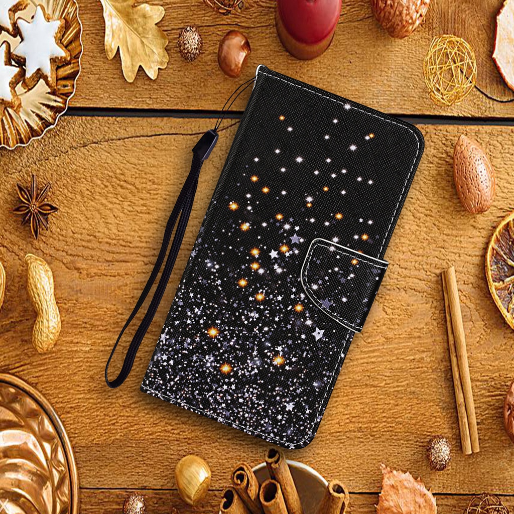 Vỏ Bao Da Điện Thoại Họa Tiết Bầu Trời Đầy Sao huawei p30 pro p40 lite y7p y5p y6p y9s y9 prime y5 y6 y7 y5 y7a 2018 2019 2020 XC