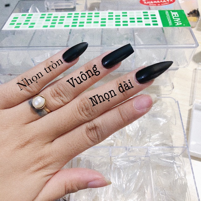 Móng úp dán thiết kế {BÒ SỮA HỒNG}