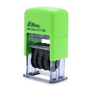 Dấu dập date Mini Dater PET-300 trên mọi chất liệu