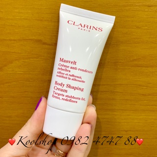 MINI 30ml KEM MASSAGE CLARINS LÀM TAN MỠ MASVELT BODY SHAPING CREAM