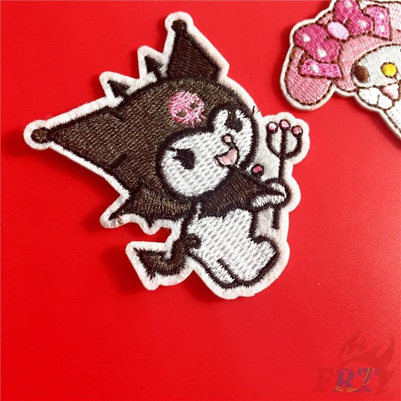 Miếng vá họa tiết hoạt hình Giai điệu của tôi và Kuromi tự ủi lên đồ