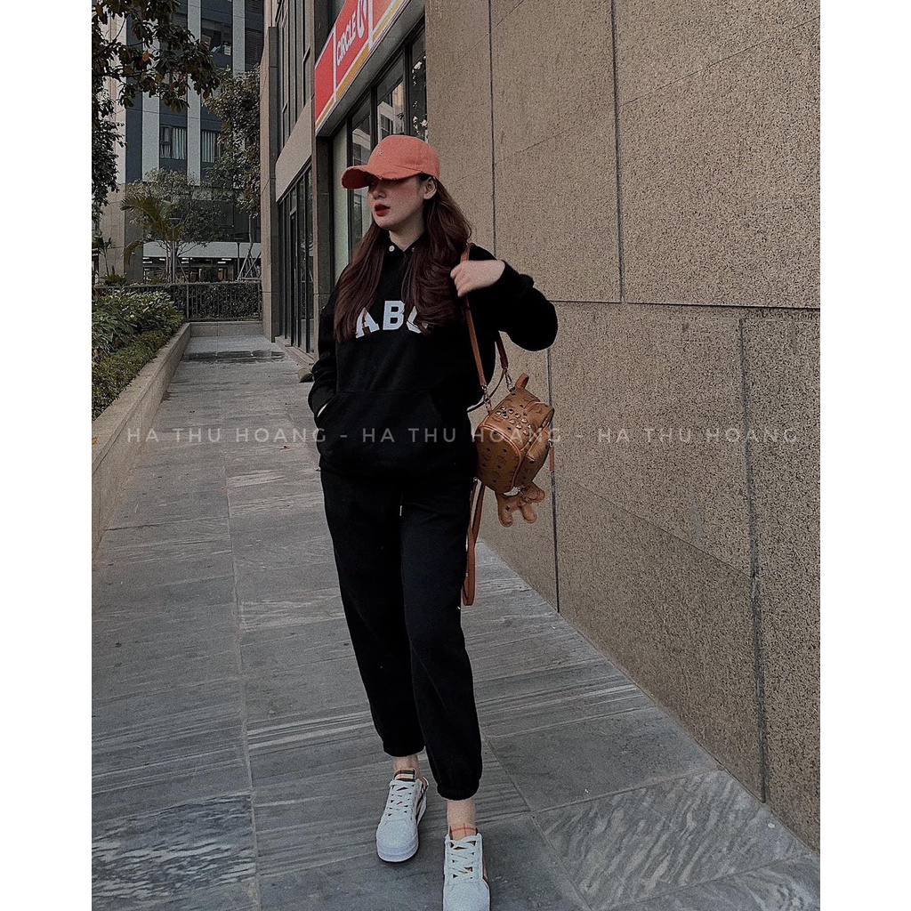 [FREESHIP ĐƠN TỪ 50K] Sét Bộ Hoodie ABC nỉ cottong chất đẹp siêu hot