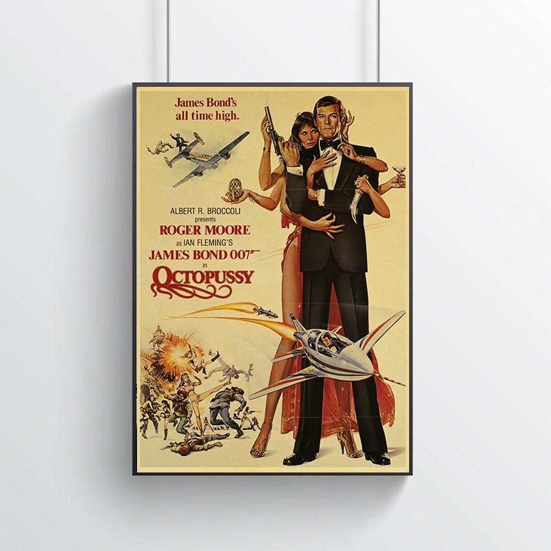 Poster Hình Cầu Thủ Bóng Rổ James Bond 007