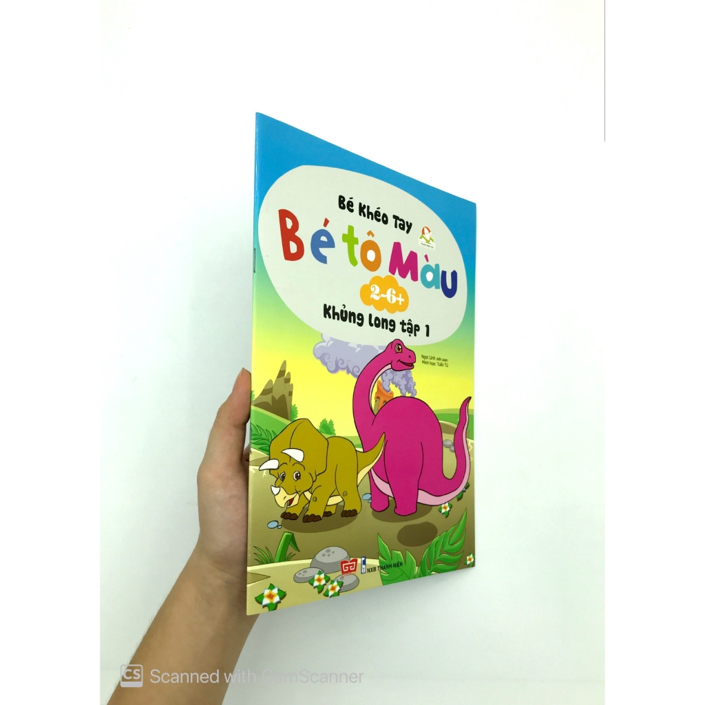 Sách - Bé Tô Màu (2-6+) - Khủng Long - Tập 1 (Tái Bản 2017)