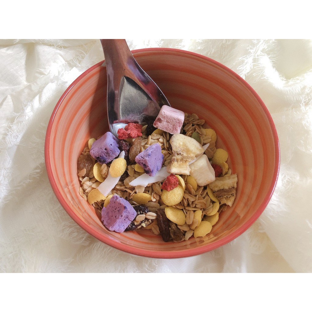 [Sẵn] Ngũ cốc sữa chua gói 500g/ ngũ cốc ăn sáng/ ngũ cốc ăn kiêng