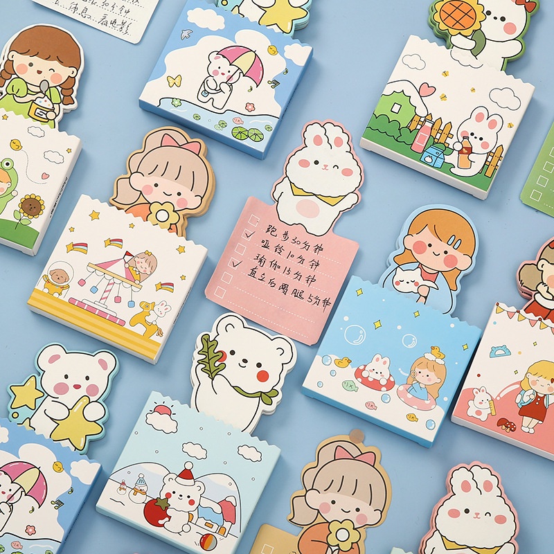 Giấy note mini hình thú ngộ nghĩnh - Sticker - Ghi chú nhanh