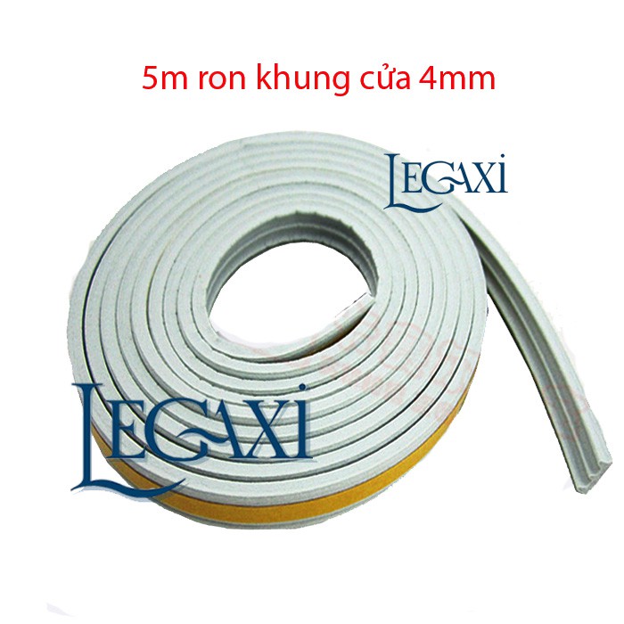 Ron Dán Khe Hở Cửa Legaxi Ngăn Bụi Muỗi Giảm Âm Dài 5m (dày 4mm) SW80