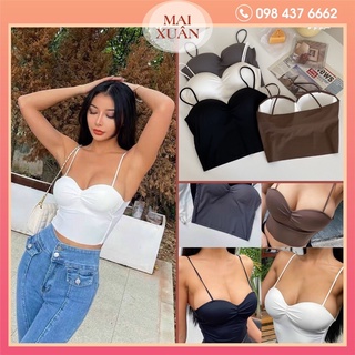Áo Bra Cúp Ngực-Áo 2 Dây Nâng Ngực Hàng Cao Cấp-Kho Sỉ Mai Xuân