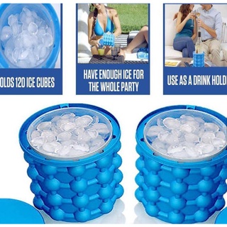 [Có Hộp Màu Xanh] Cốc làm đá silicon size lớn 40 Viên