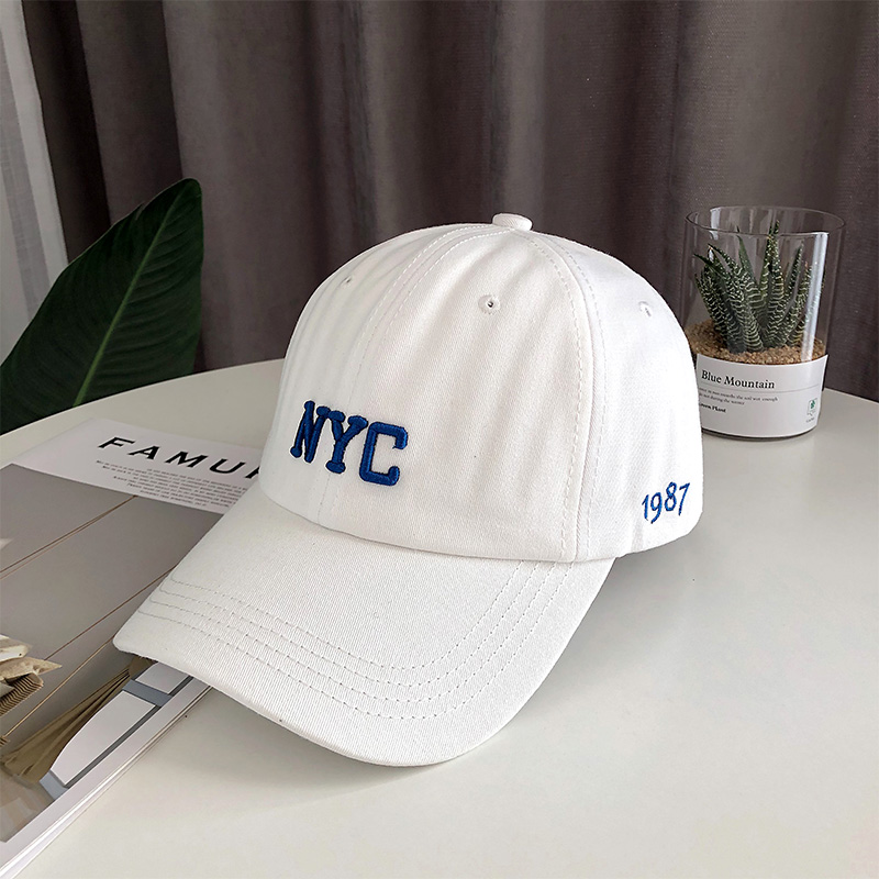 Mũ lưỡi trai thêu chữ NYC phong cách Nhật Bản