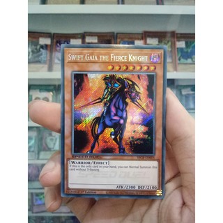 Thẻ Bài Lẻ YugiOh! Mã SBCB-EN005 - Swift Gaia the Fierce Knight - Secret Rare - 1st Edition