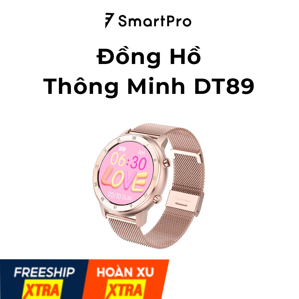 DT89 Đồng Hồ Thông Minh ⌚[Hàng Chất Lượng]⌚ Smartwatch Cao Cấp - Thay Hình Nền - Giám Sát Nhịp Tim/Huyết Áp/Kinh Nguyệt