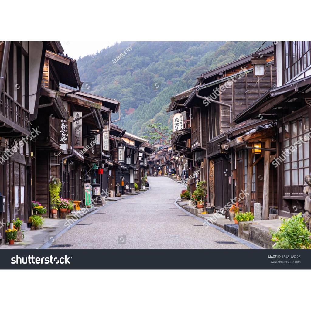 Tranh lụa 3d Đường Phố Nhật Bản ĐPNB-14