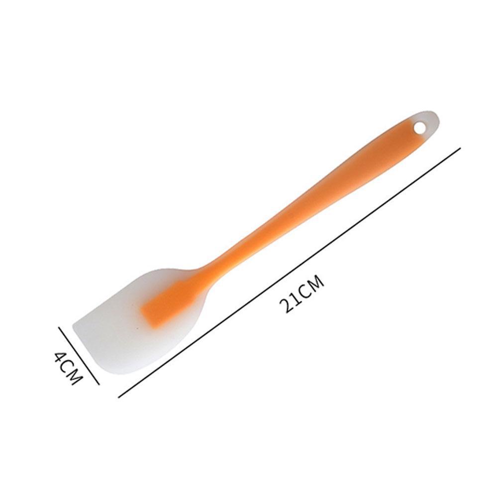 Thìa Phết Kem Bằng Silicone 6 Màu Trong Suốt I3K2 P9X1 A9S8