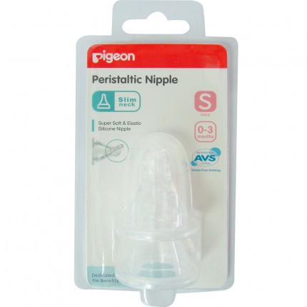 Núm Ty Pigeon Plus (Cổ Hẹp, set 2 chiếc)