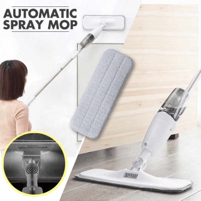 Cây lau nhà phun sương có bình xịt SPRAYMOP, đầu xoay 360 độ thông minh