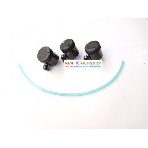 Bình dầu brembo lớn màu khói tặng ống dầu