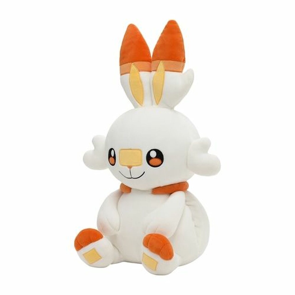 Gấu bông ủ tay mềm mịn pkm Original Scorbunny Hand Muff Plush Doll  chính hãng Nhật Bản