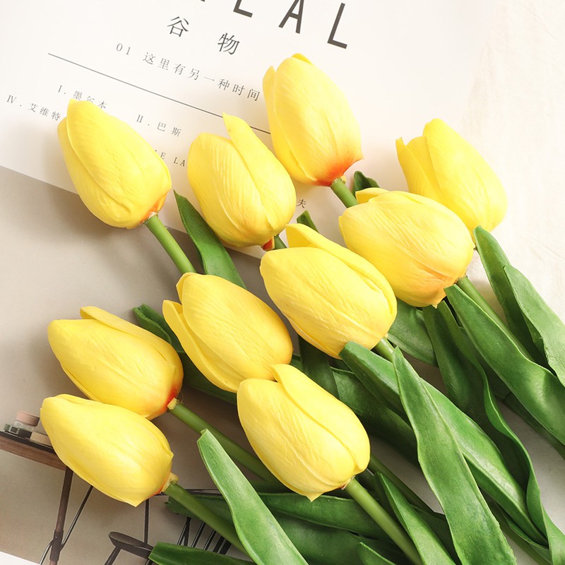 Hoa tulip nhân tạo dùng để trang trí đa năng