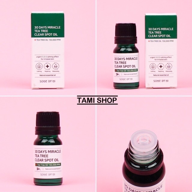 TINH DẦU TRÀ SOME BY MI 30 DAYS MIRACLE TEA TREE CLEAR SPOT OIL | BigBuy360 - bigbuy360.vn