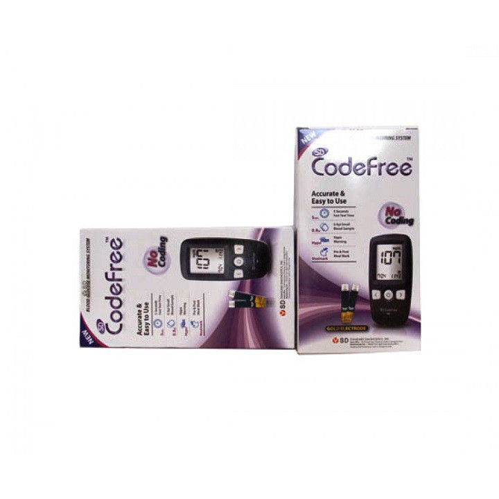 Máy đo đường huyết SD Code Free hộp 50 que