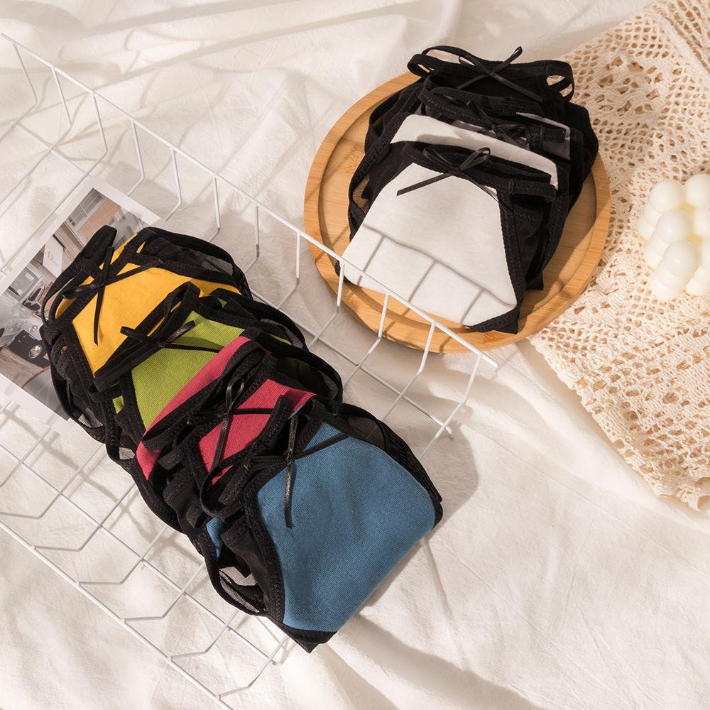 OCEANMAP Quần Lót Ren Hoa Trong Suốt Lưng Vừa Thiết Kế Quyến Rũ Cho Phái Nữ