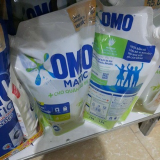 (Mẫu mới) Túi nước giặt Omo Matic cửa trên dịu nhẹ trên da 2kg