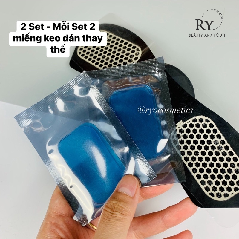 Set 2 Đai Rung Massage Đa Năng EMS Muscle Pack Mini JBH Nhật Bản