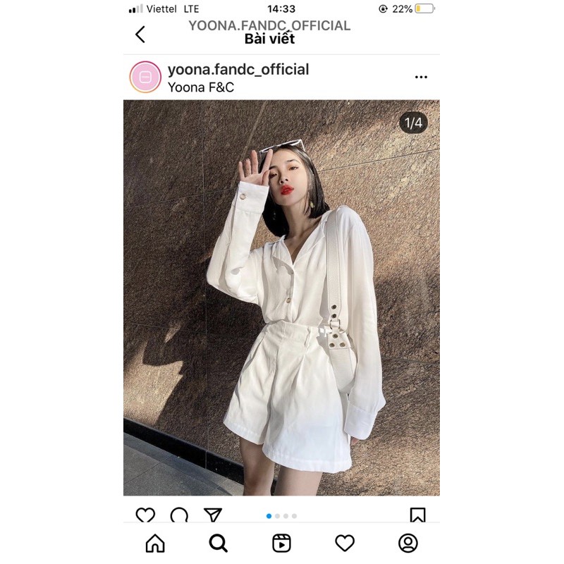 Áo sơ mi trắng của Yoona FC