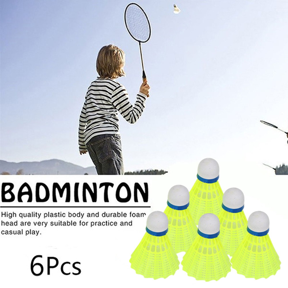 Set 6/12 quả cầu lông nylon bền cân bằng chất lượng cao