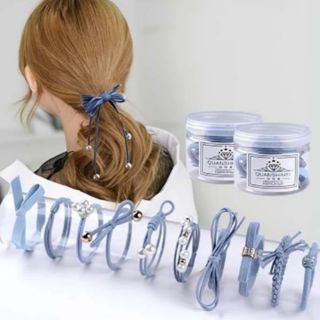 Hộp 12 chun buộc tóc hàn quốc